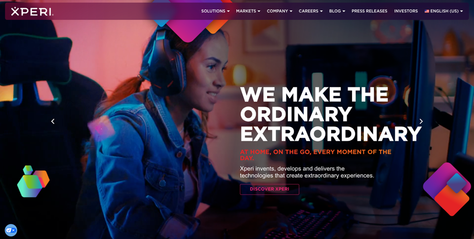 Xperi website